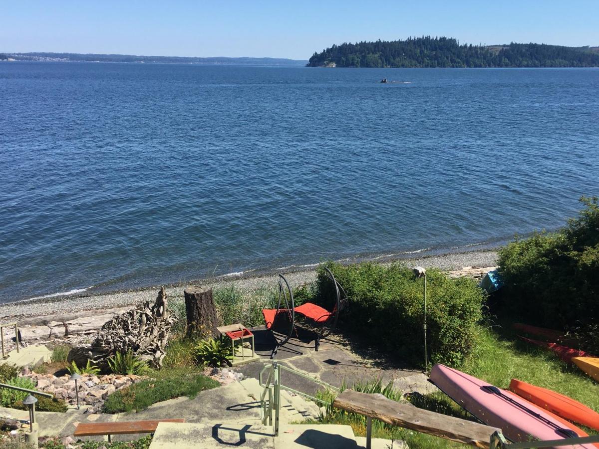 Puget Sound Chic Romantic Cottage With Private Beach Access & Gated Entry Port Ludlow Exterior photo